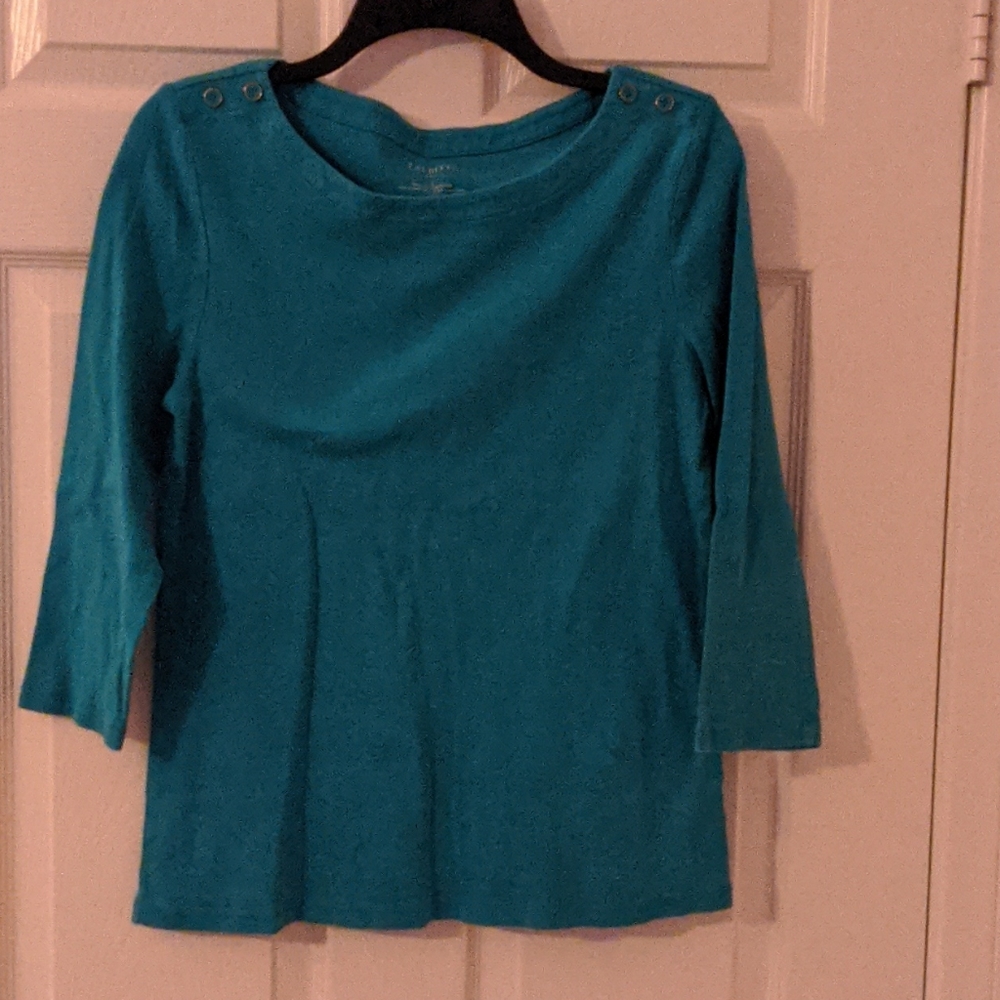 Blue cotton top